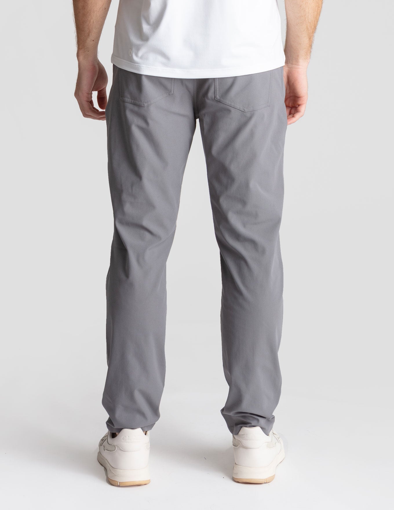 5-Pocket Tech Pants - Dark Gray - Classic Fit
