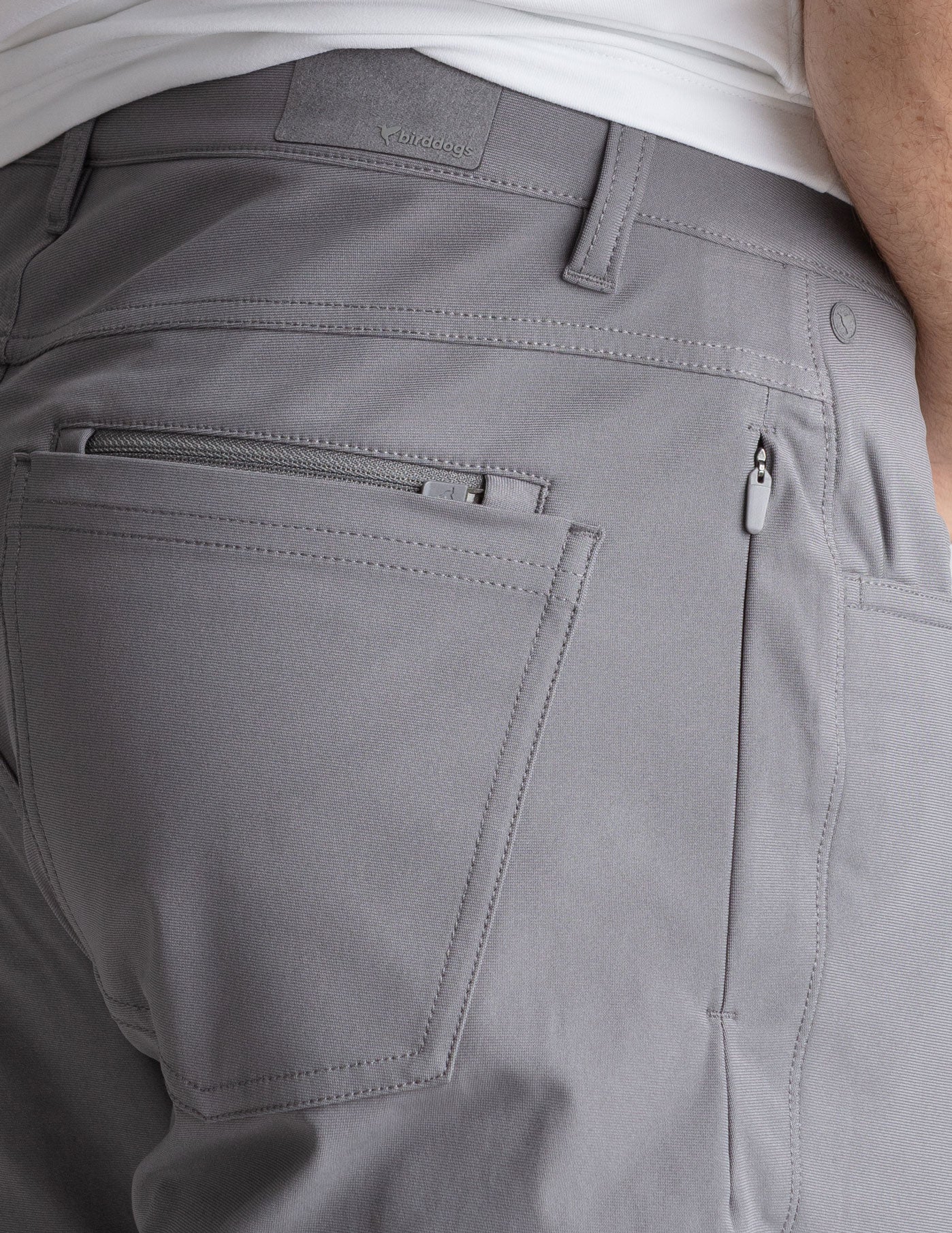 5-Pocket Tech Pants - Dark Gray - Classic Fit
