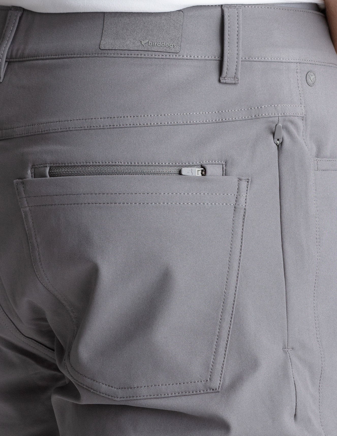 5-Pocket Tech Pants- Dark Gray - Relaxed Fit