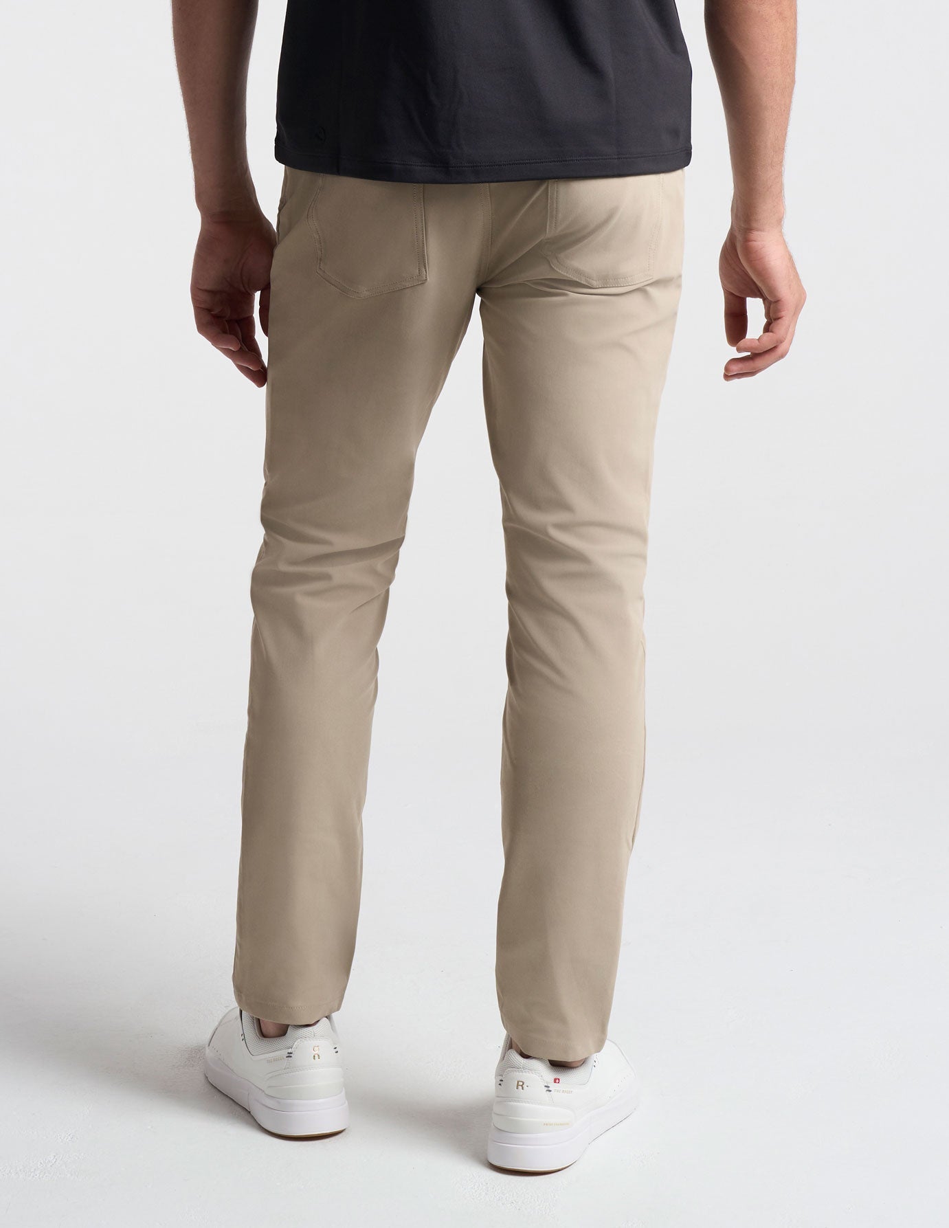 5-Pocket Tech Pants - Khaki - Slim Fit