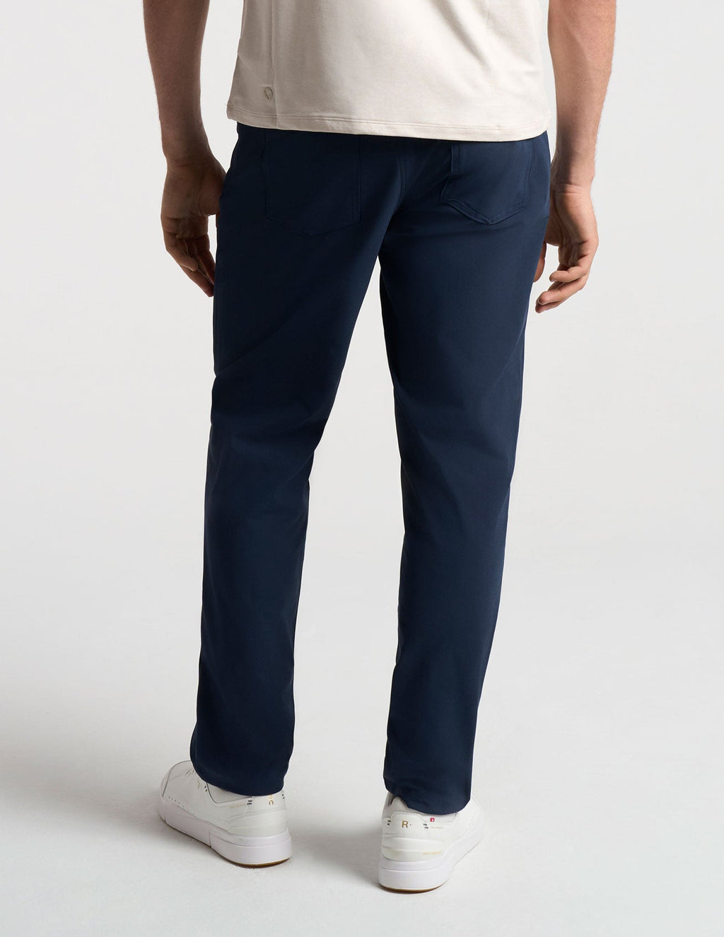 5-Pocket Tech Pants - Navy - Classic Fit
