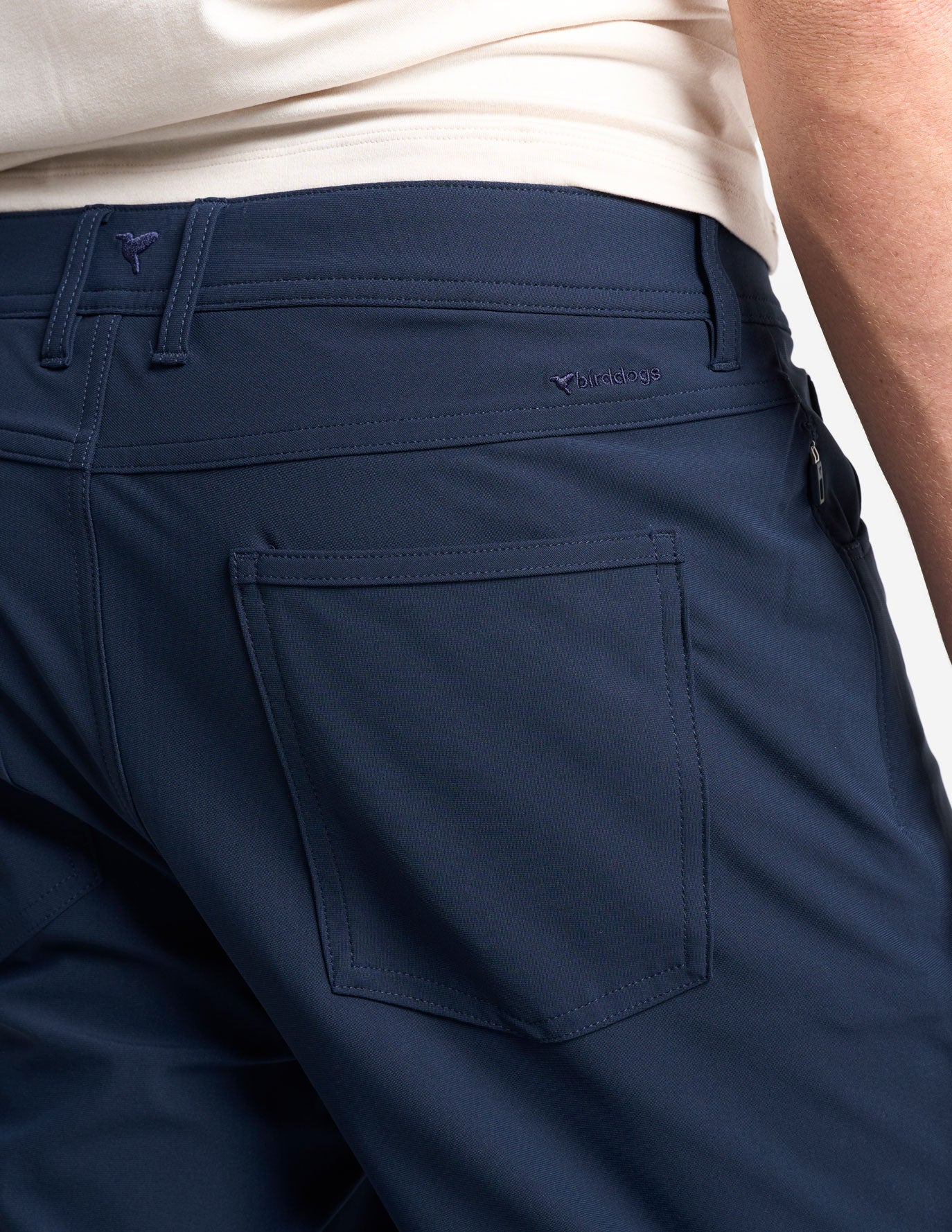 5-Pocket Tech Pants - Navy - Classic Fit