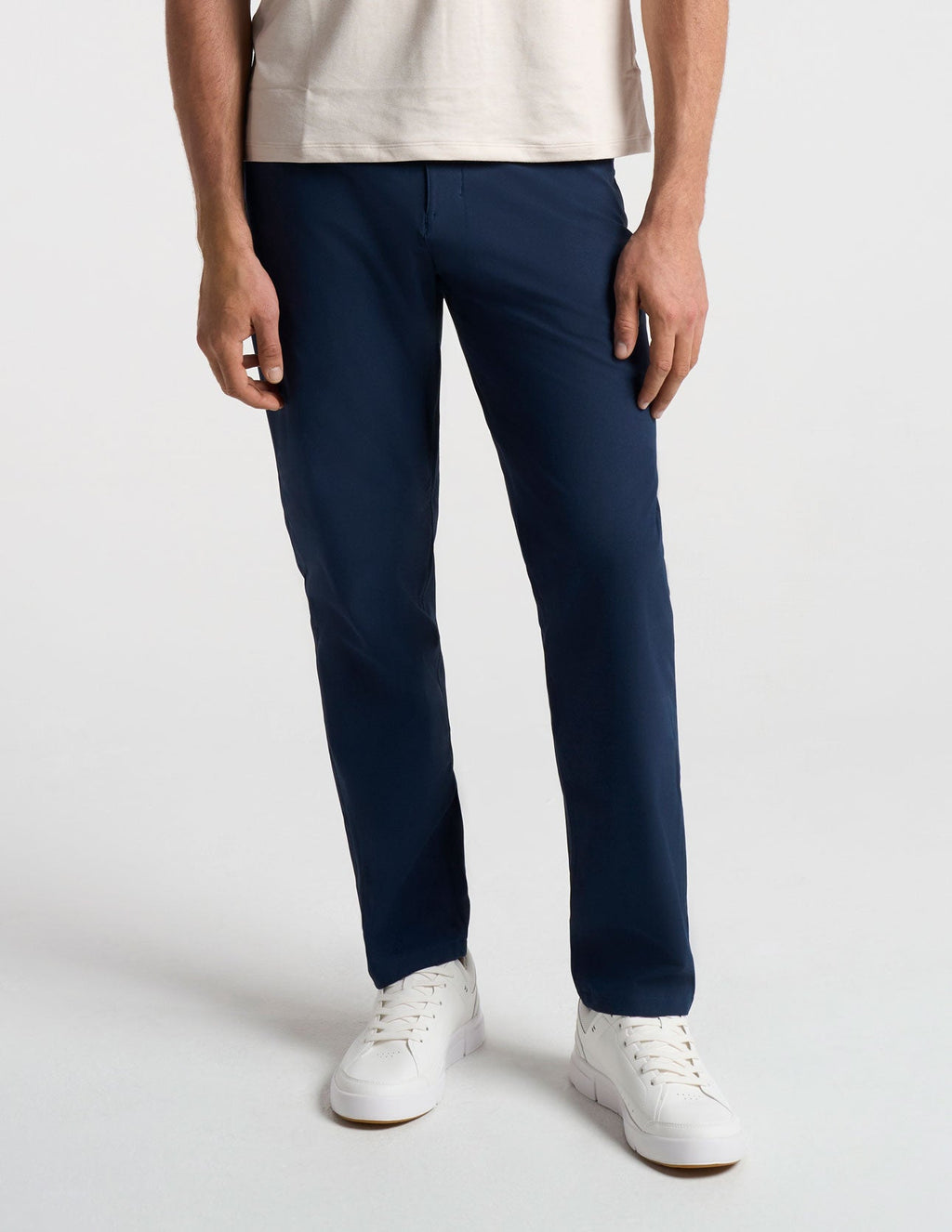 5-Pocket Tech Pants - Navy - Classic Fit