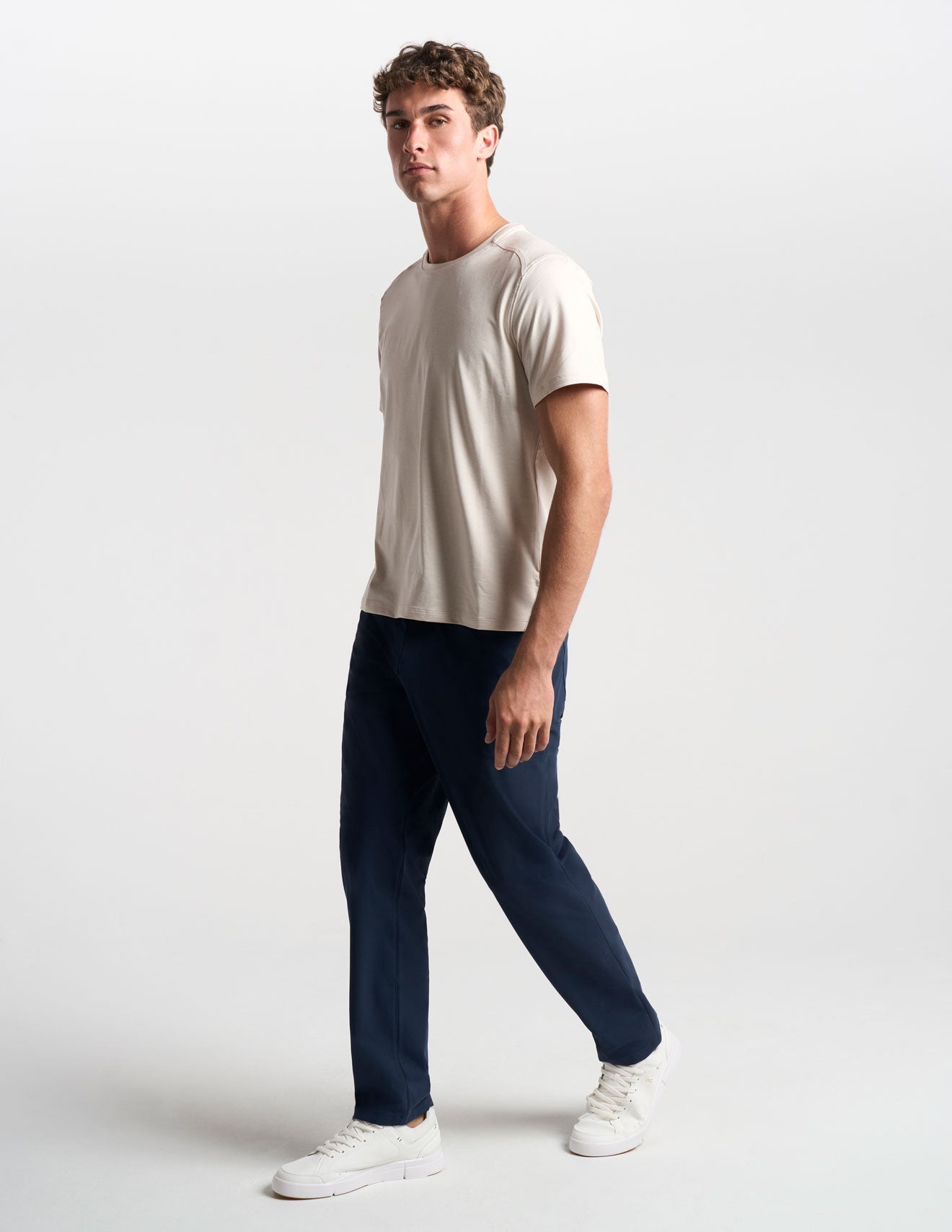 5-Pocket Tech Pants - Navy - Classic Fit