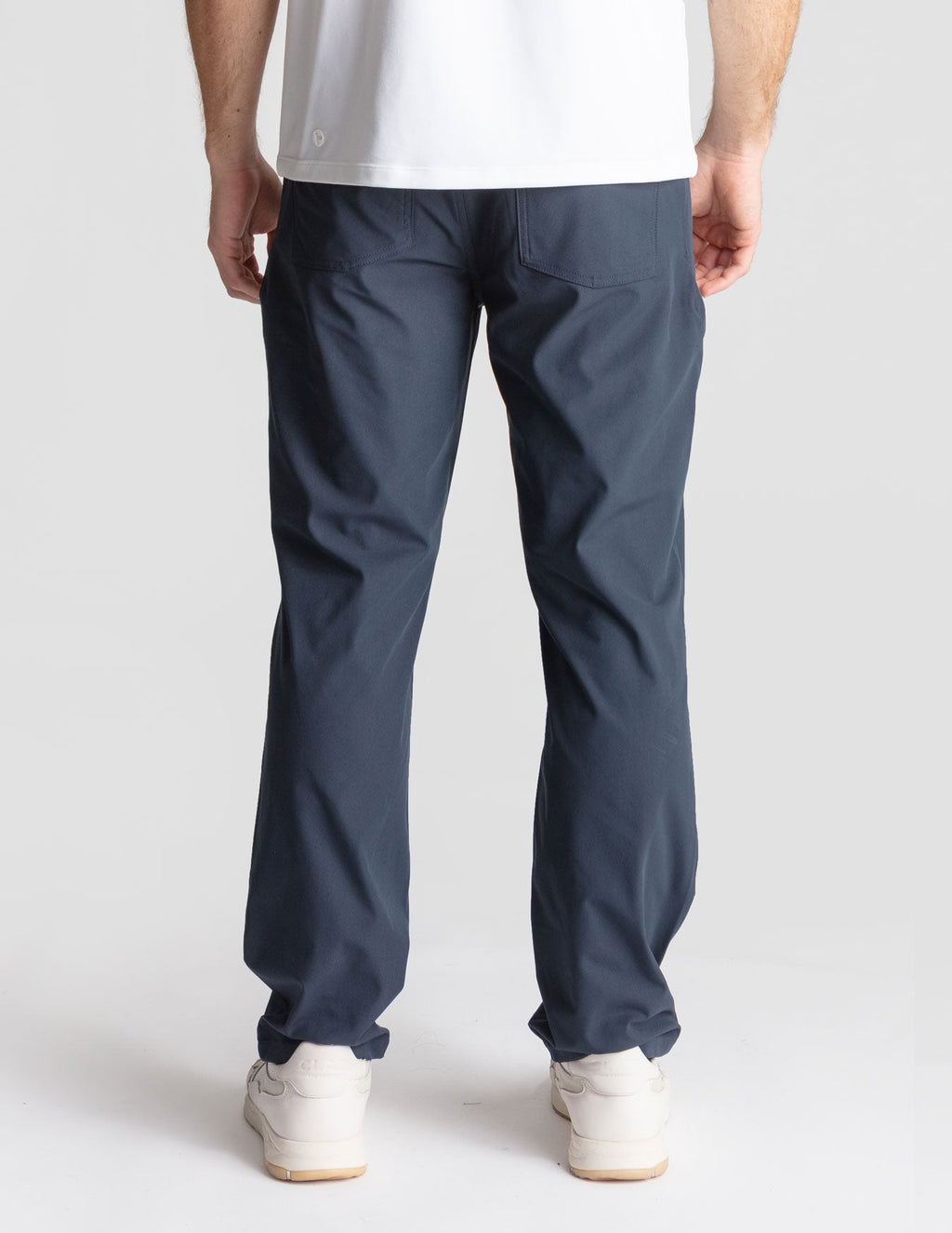 5-Pocket Tech Pants- Navy - Relaxed Fit