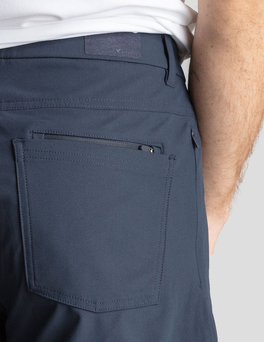 5-Pocket Tech Pants- Navy - Relaxed Fit